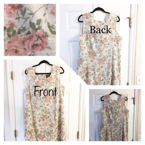 Ladies Plus Size Floral Print Dress Size 18W